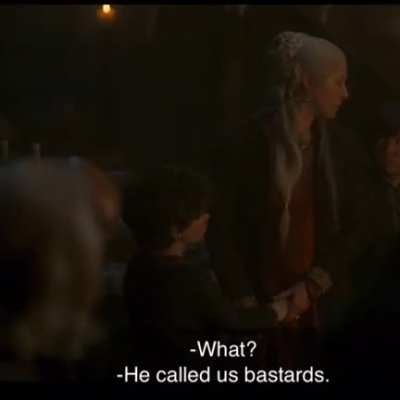 The way he’s still so proud of himself in this moment and Alicents face too. Aemond is a menace.