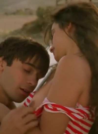Penelope Cruz getting boobs sucked on