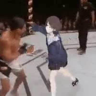 Which women’s MMA fighter could realistically beat a male UFC fighter in a matchup?