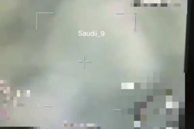 A vehicle carrying a large number of Houthis was bombed by the Saudi Air Force in yemen-saada(you can see them after☠️)
