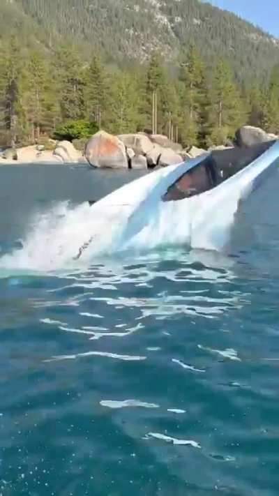 Driving a Razorback Seabreacher.