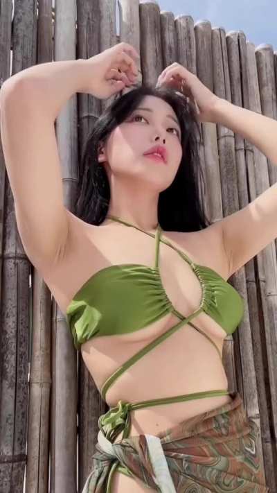 Green bikini