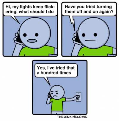Hi, my lights keep flickering...