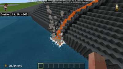 Minecraft Bedrock Edition Xbox Particle Commands Lava Meets Water