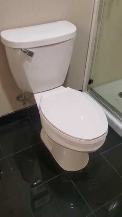 my toilet farts after flush.