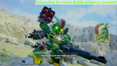 Command Gundam shouts his way in! (Battle Alliance)