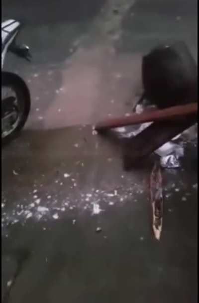 Just a regular street fight ....wait..