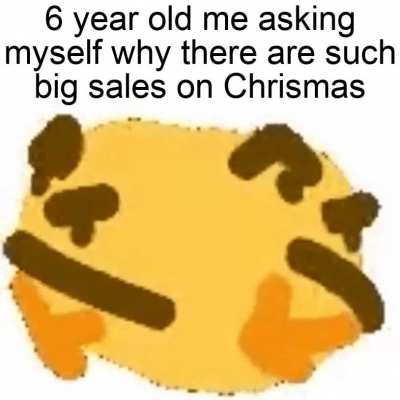 I wonder why...