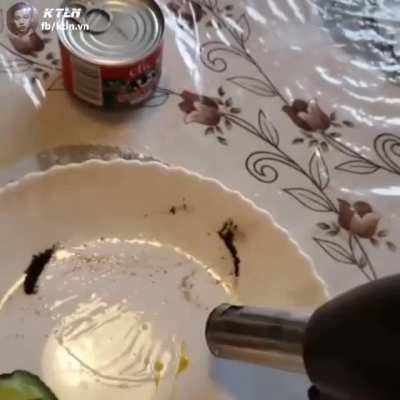 Trying to save breakfast