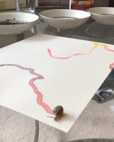 Molly making art! We used watered-down food coloring and 100% cotton acid-free paper.