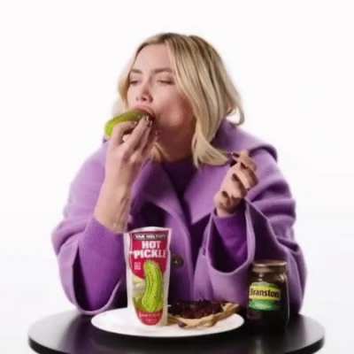 Sucking pickle