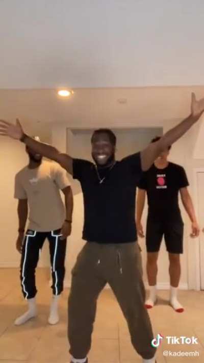 He asks them if they know the dance from Love is war