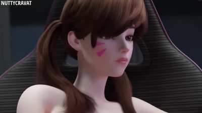 Forgot she was streaming, and started masturbating [D.va<wbr>,Over<wbr>watch<wbr>] (nuttycravat)