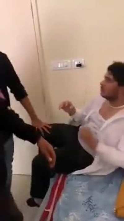 Himank Bansal, Student, assaulted and bullied to chant Allah Hu akbar in IBS campus by Islamic Terrorist in Hyderabad India.