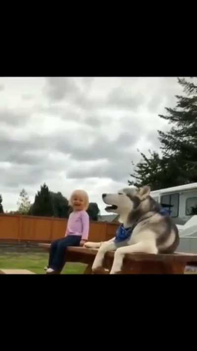 This good boy has some pipes on him