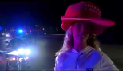 Outside Mar-a-Lago, a concerned woman wants to know why the FBI isn’t doing anything about Hillary’s emails or Hunter’s laptop.