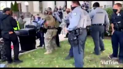 An event in Alamance County, NC ended after police abruptly attempted to take sound equipment and then pepper sprayed attendees, including elderly and children as young as 5. AIl proper permits had been issued prior for the combination 