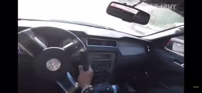 he lost control...