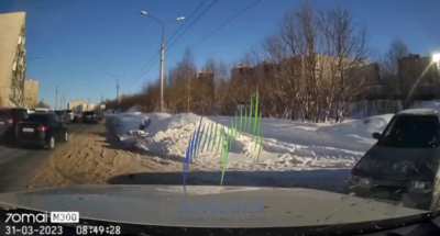 Friendly car crash