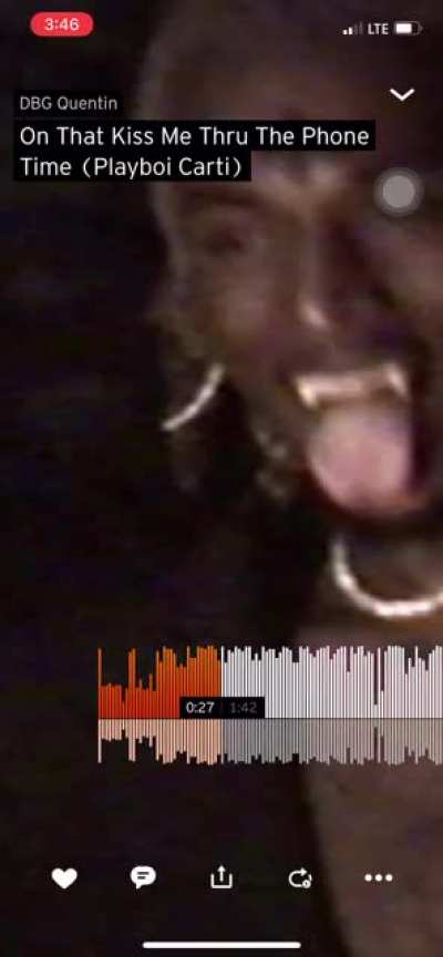 I won’t let the streets down when they need me the most, i present to you On That Kiss Me Thru The Phone Time, link in comments