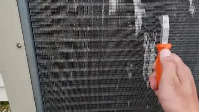 Cooling fin straightener
