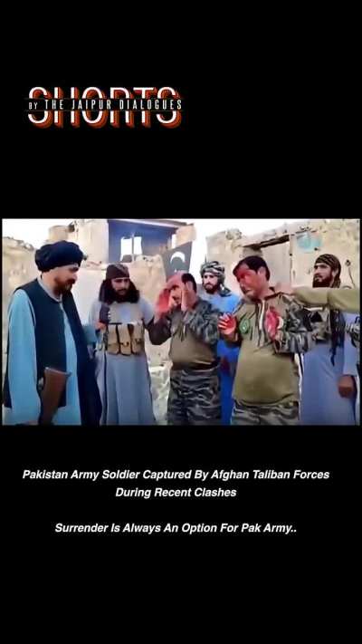 Pakistani Army Surrender Next To The Afghan Taliban Forces and Started Crying.