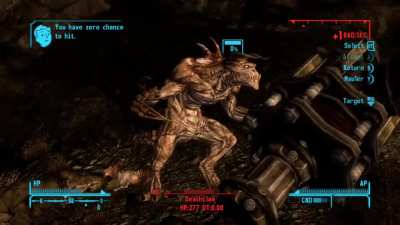 This Deathclaw just dabbed on me 😭