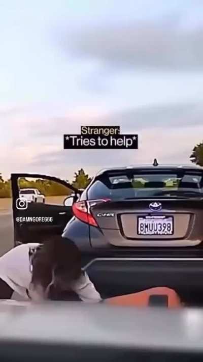 She went there and helped her! 👊