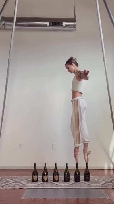 Ballerina Ashlee Montague showing why ballet is a high-level sport