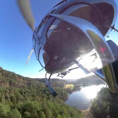 High recon for a heli logging job. Insta 360 r