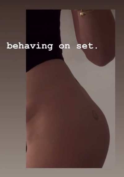 Behaving on set