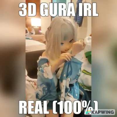 3D GURA IRL real (100%)