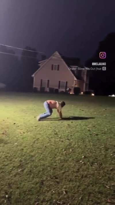 HMB as I display my athletic prowess