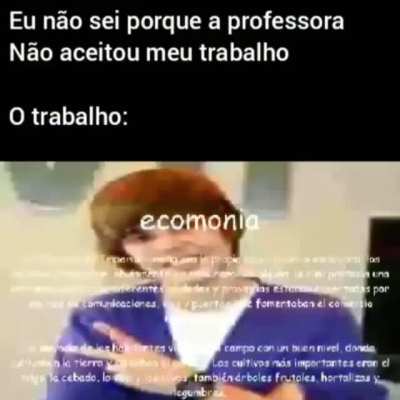 Pra mim o trabalho ta ótimo