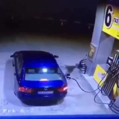 Stupid driver should aware of that situation