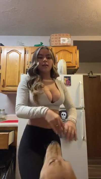 Doggy wants some