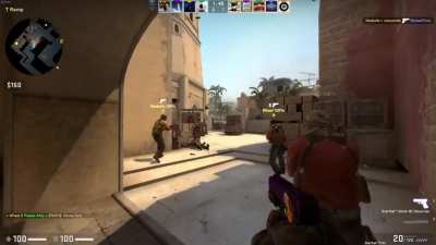 My friend shot me in the back of the head and got banned