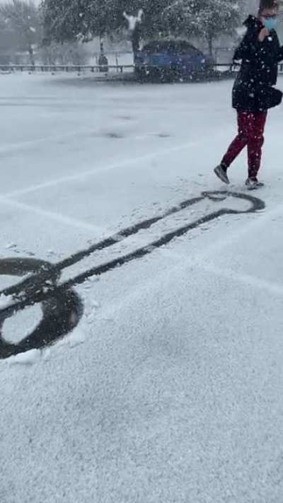 I’ve never been in snow because I live in Texas, I’ve waited 15 years to do this