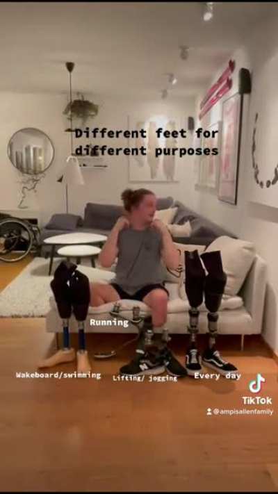 Showing off my mobility collection.