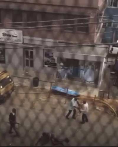 *WARNING* GRAPHIC VIDEO*. Happening right now in Nigeria. They have gone full flown fascism. The democratically elected president is a piece of shit and has not been heard from in over 3 days