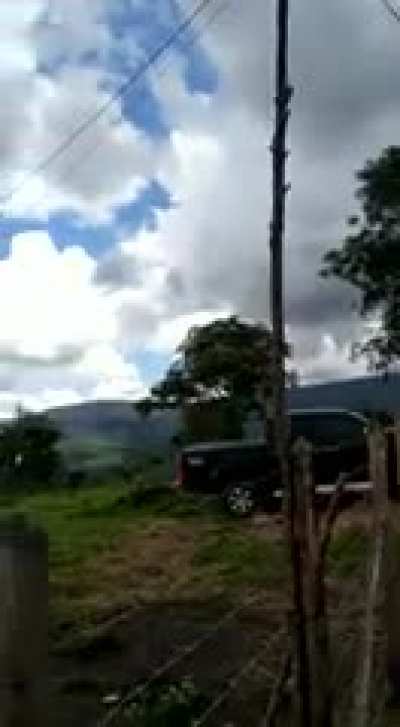 Guy gets struck by lightning while recording