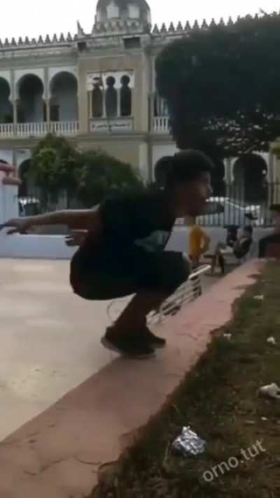 Backflip gone wrong
