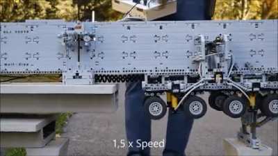 Functional LEGO technic bridge girder