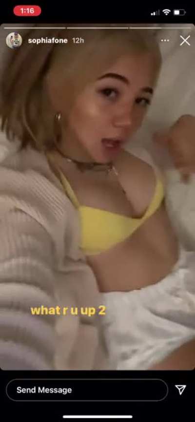 in bed
