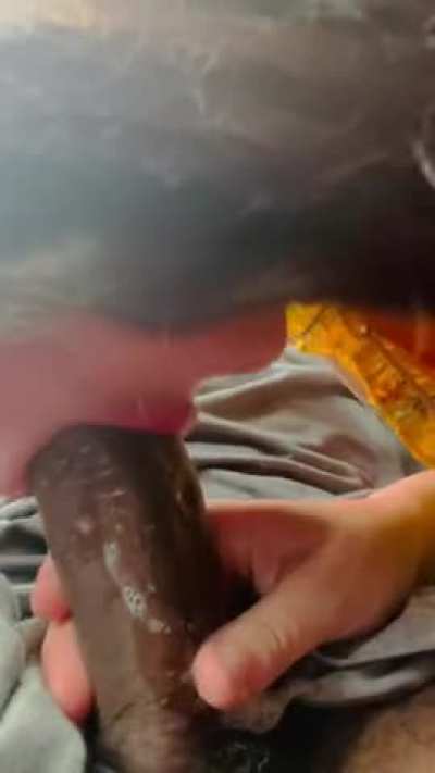 I won't go to class until my breath smells like big black cock and cum