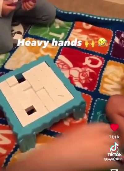Heavy hands my ass.