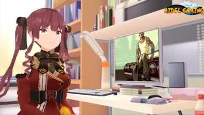 Watchdog Korone keeping Marine Pure [cr: Aidel Gaming]