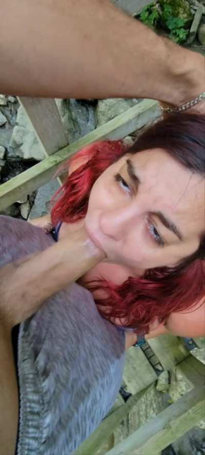 nature is good for the soul.. so is having your cock drained [OC]