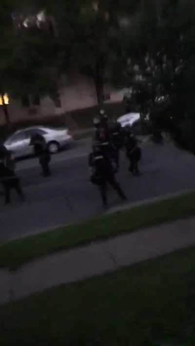remember that time the police shot at people on their own property in the USA after giving them an unlawful order?