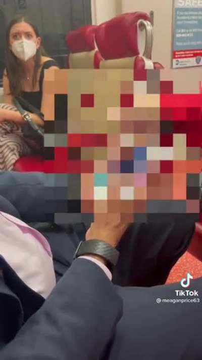 Woman confronts creepy old man who was taking upskirt photos of another passenger.